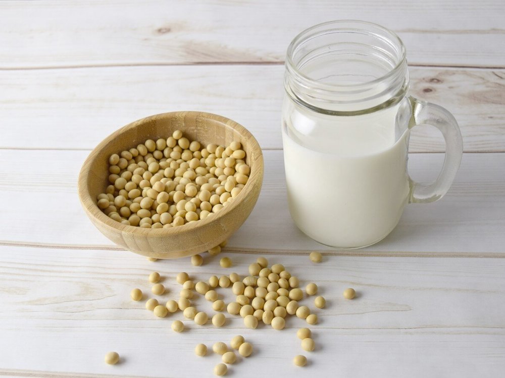 soy milk, soy, soybean